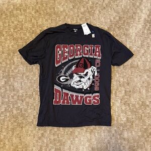 Hollister Georgia Bulldogs Graphic T-Shirt Size Large